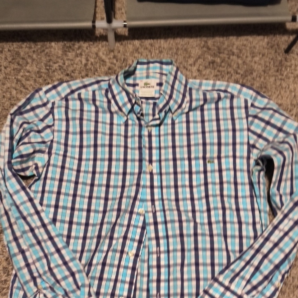 Lacoste Men's Multicolor Checkered Shirt